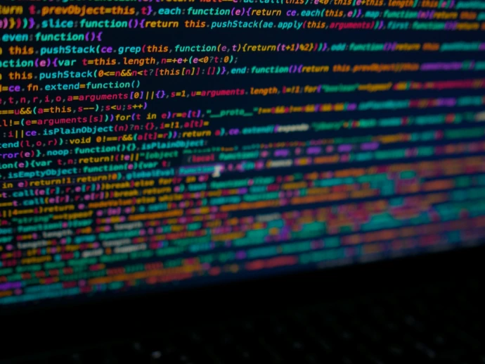 a close up of a computer screen with a lot of text on it